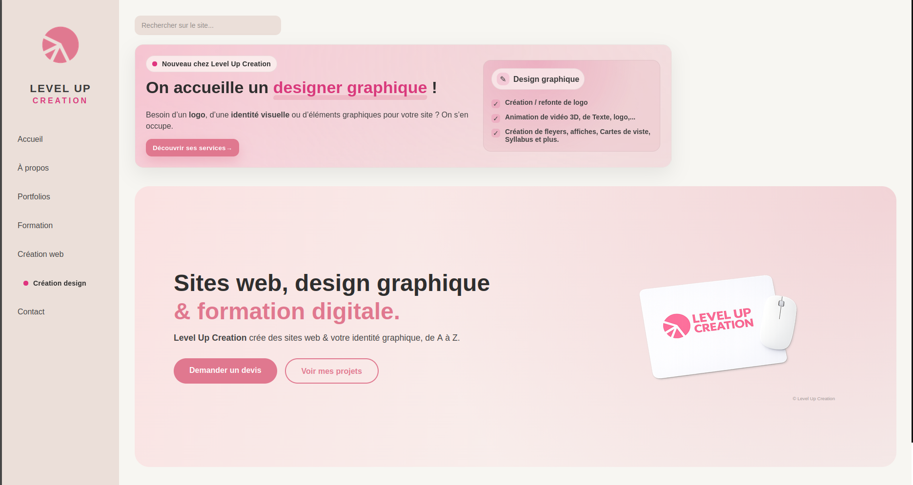 Exemple Site e-commerce